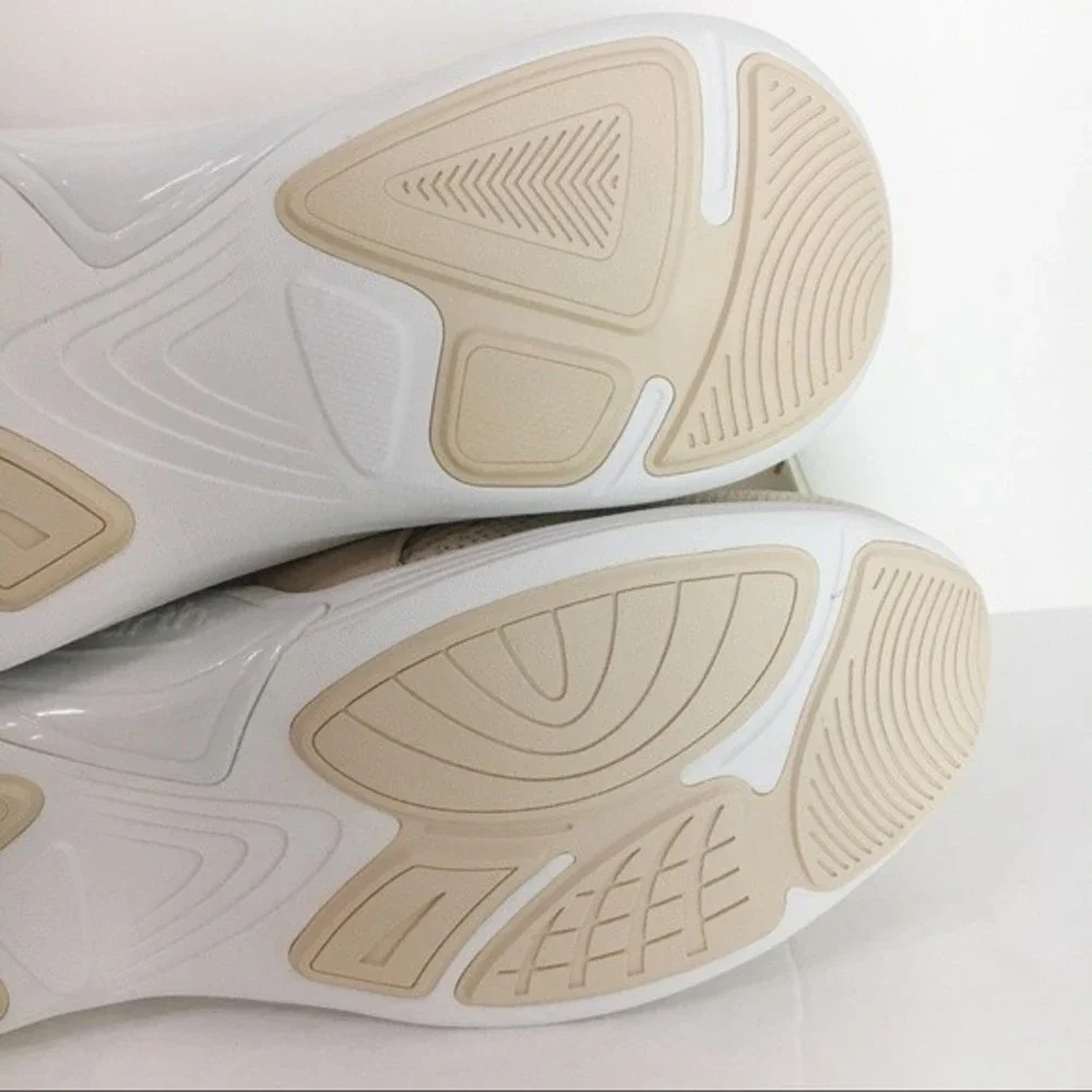 Earth Size 8 Scenic Valiant Vegan Blush Cream Pink Slip On Knit Sneakers Shoes‎